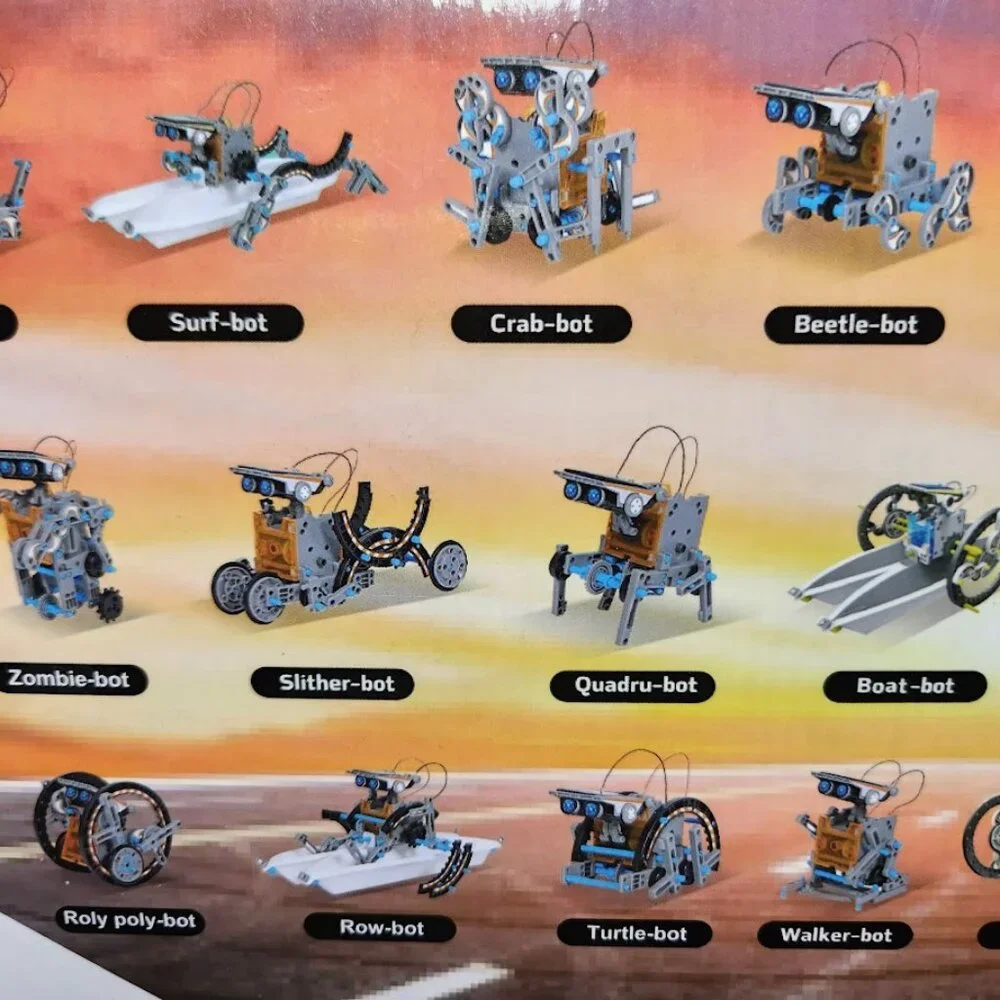 NEW 14-in-1 Solar Robot Kit Stem Projects Educational Science Toy Solar Power Bu
